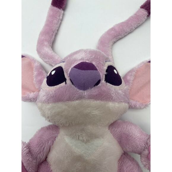 Disney Parks Lilo & Stitch Plush Stuffed Girlfiend Angel Pink Hearts 8" Tall - Picture 6 of 6